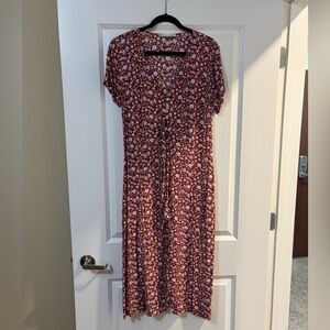 Abercrombie & Fitch women’s floral dress size large tall!